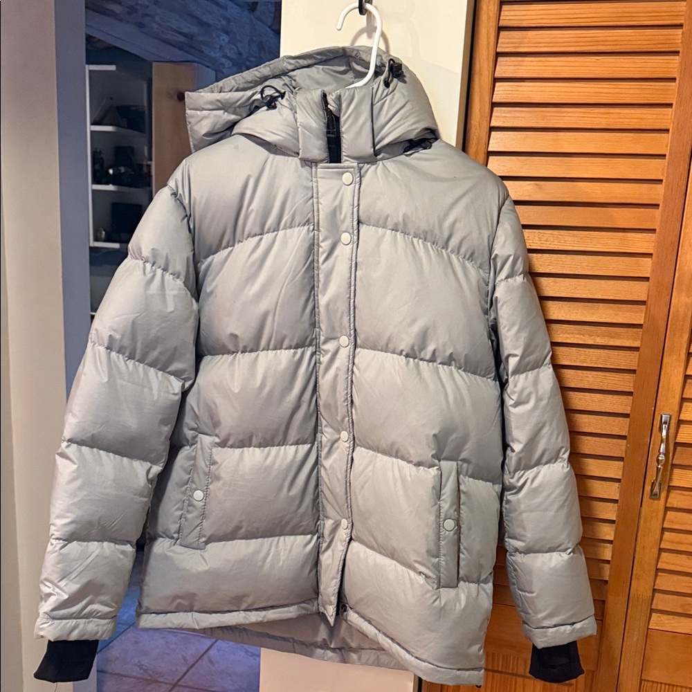 Quince Gray/blue Puffer Jacket